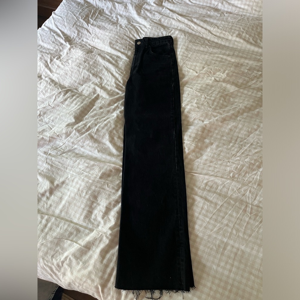 High rise wide leg ZARA jeans nwot